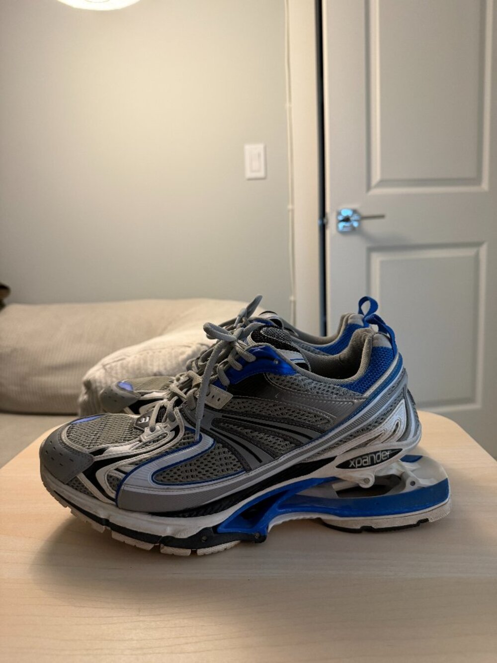 Balenciaga X-Pander Blue/Silver in Size 12/45